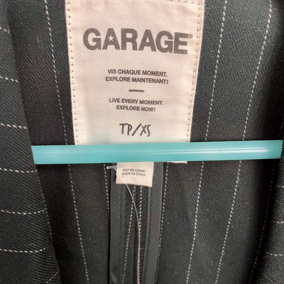 Garage - Blazer - Size XS/S - Grey stripes - NWOT - Picture 3 of 4